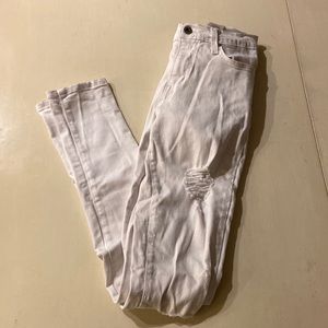 APHRODITE women’s jeans in white, size 9